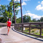 Paula Smith running in the summer